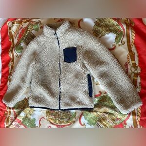 Hanna Anderson 5-6 YRS - shearling coat kids